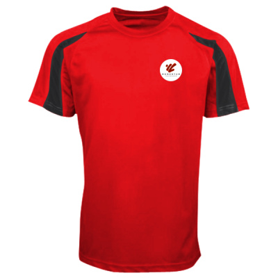 Club T Shirt Adults Red/Black Thumbnail